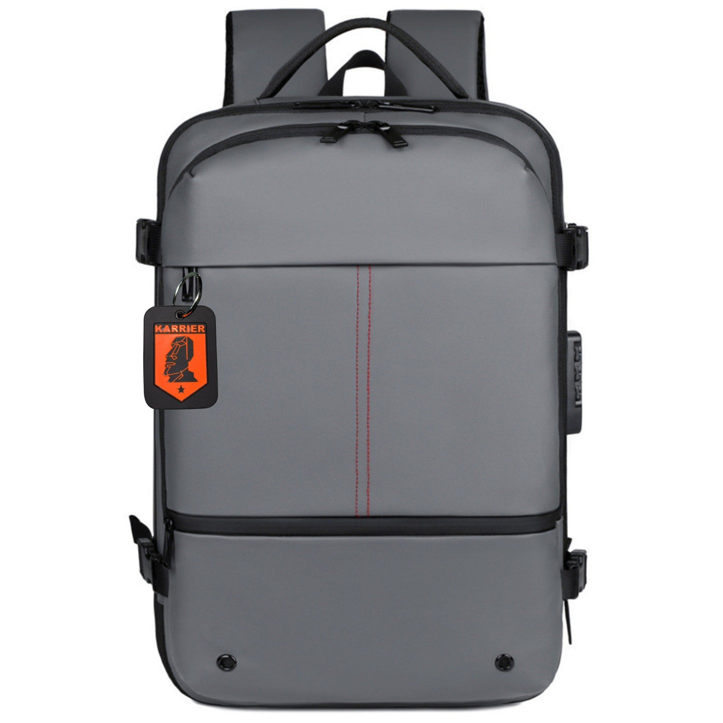 Vacuum Compression Backpack with Built-in System for Clothes & Gear Laptop Bags