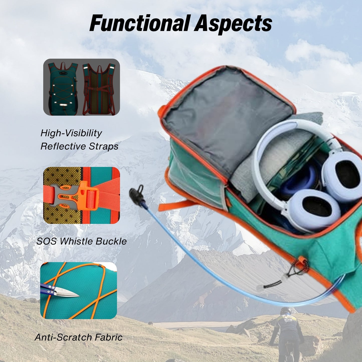 KARRIER Hiking/ Cycling Backpack 18L