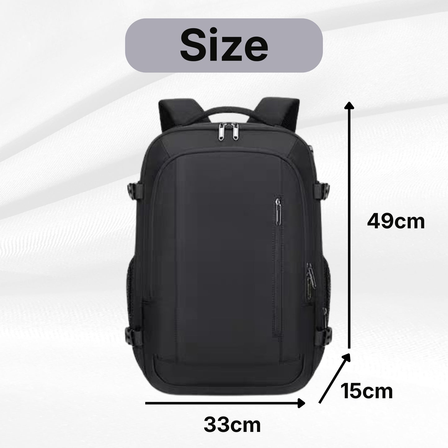 KARRIER Vacuum Compression Backpack with Built-in System