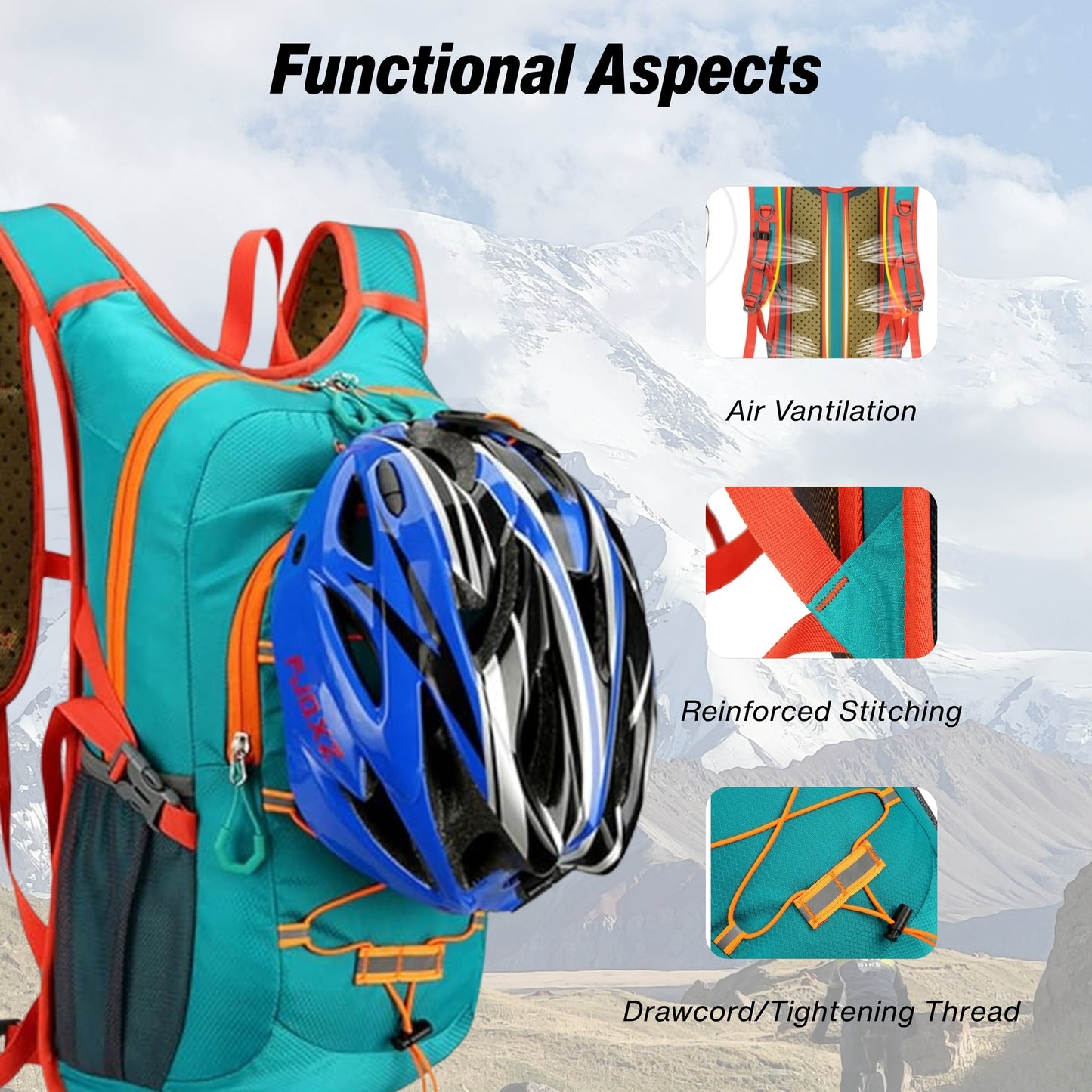 KARRIER Hiking/ Cycling Backpack 18L