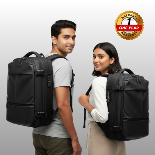 Vacuum Compression Backpack with Built-in System for Clothes & Gear Laptop Bags