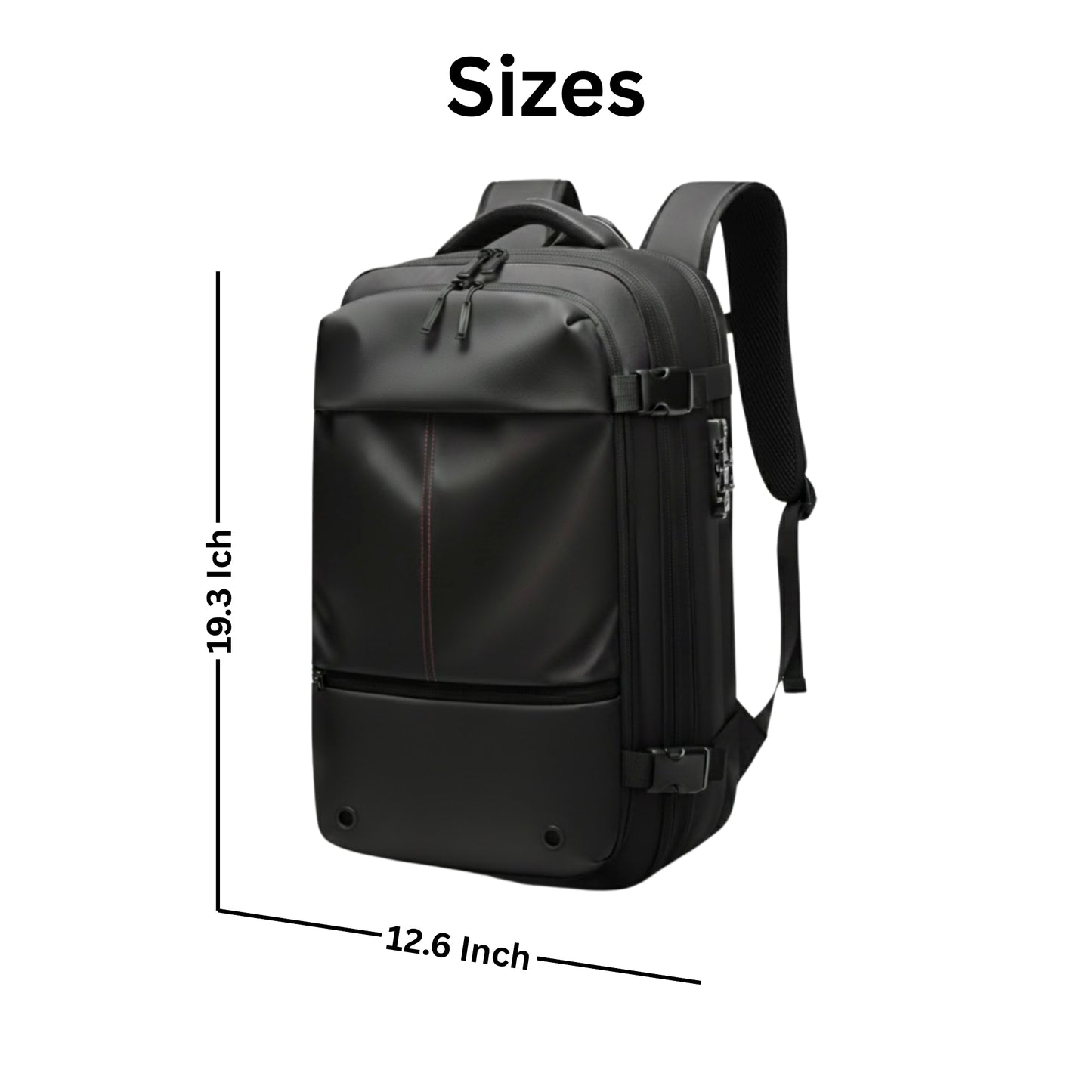 Vacuum Compression Backpack with Built-in System for Clothes & Gear Laptop Bags