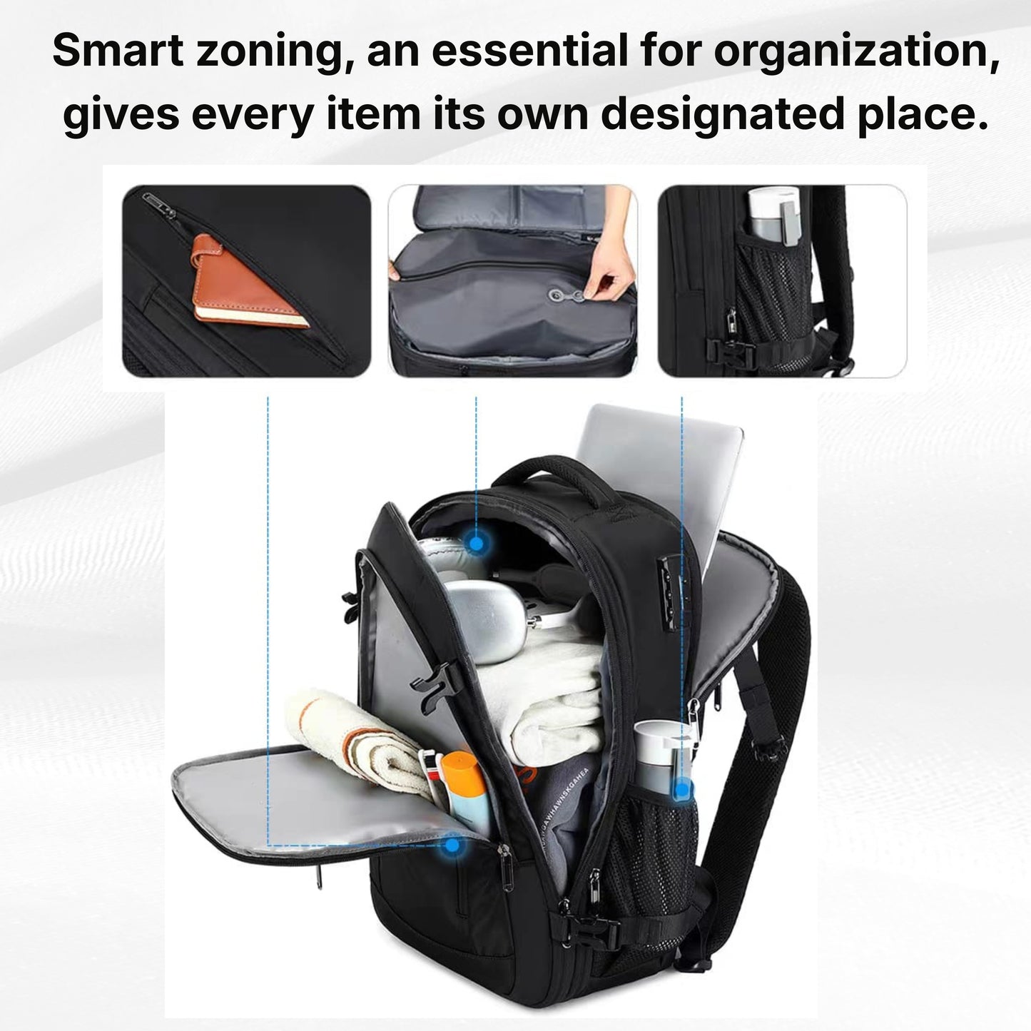 KARRIER Vacuum Compression Backpack with Built-in System