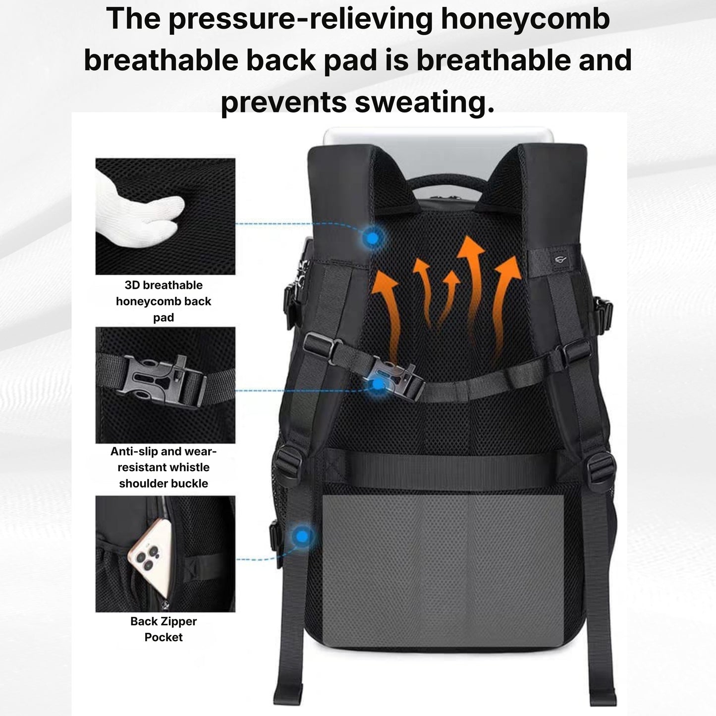 KARRIER Vacuum Compression Backpack with Built-in System