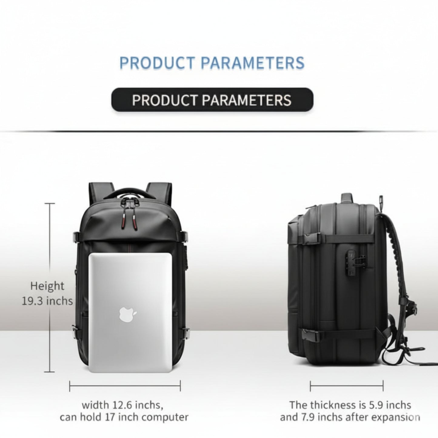 KARRIER Vacuum Compression Backpack with Built-in System