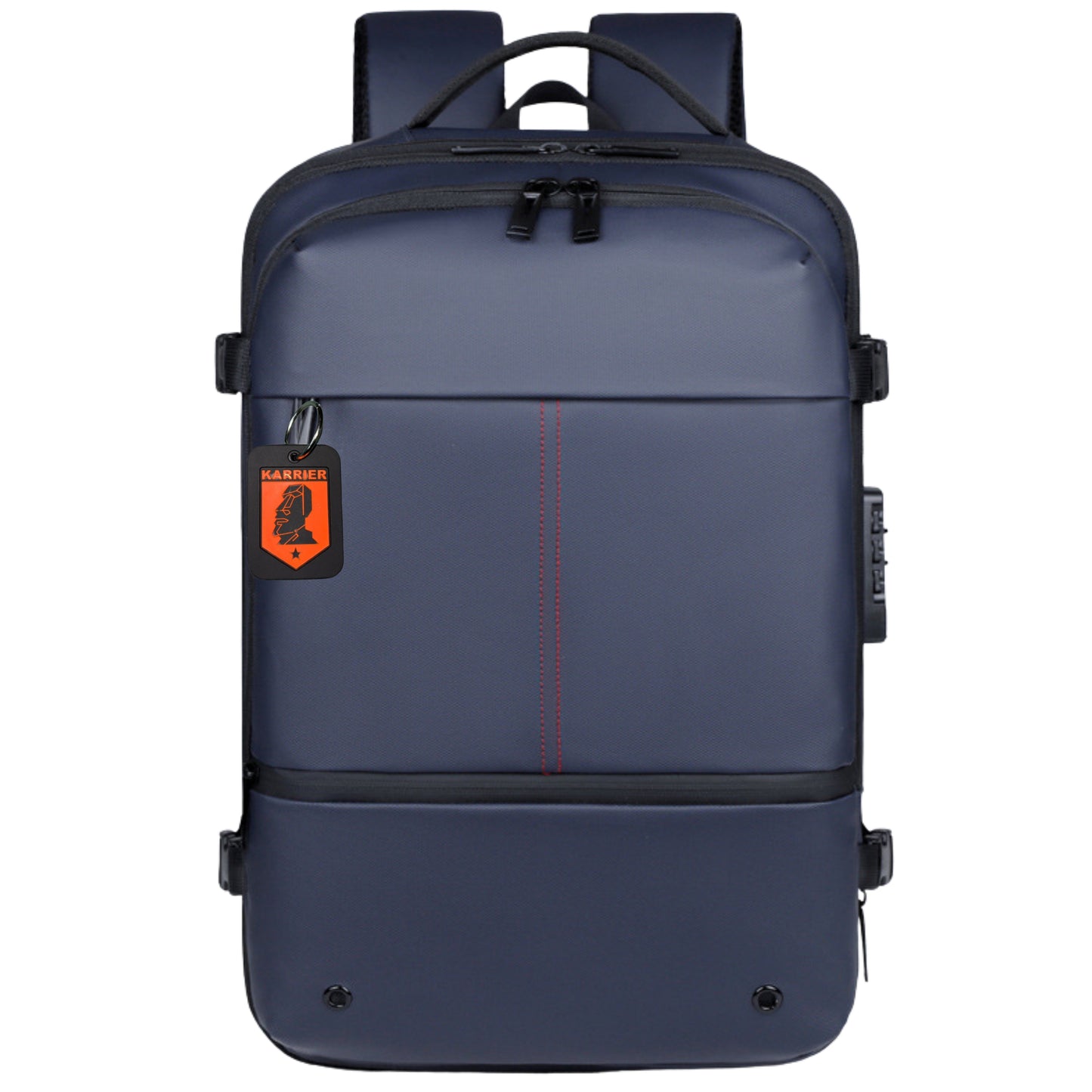 Vacuum Compression Backpack with Built-in System for Clothes & Gear Laptop Bags