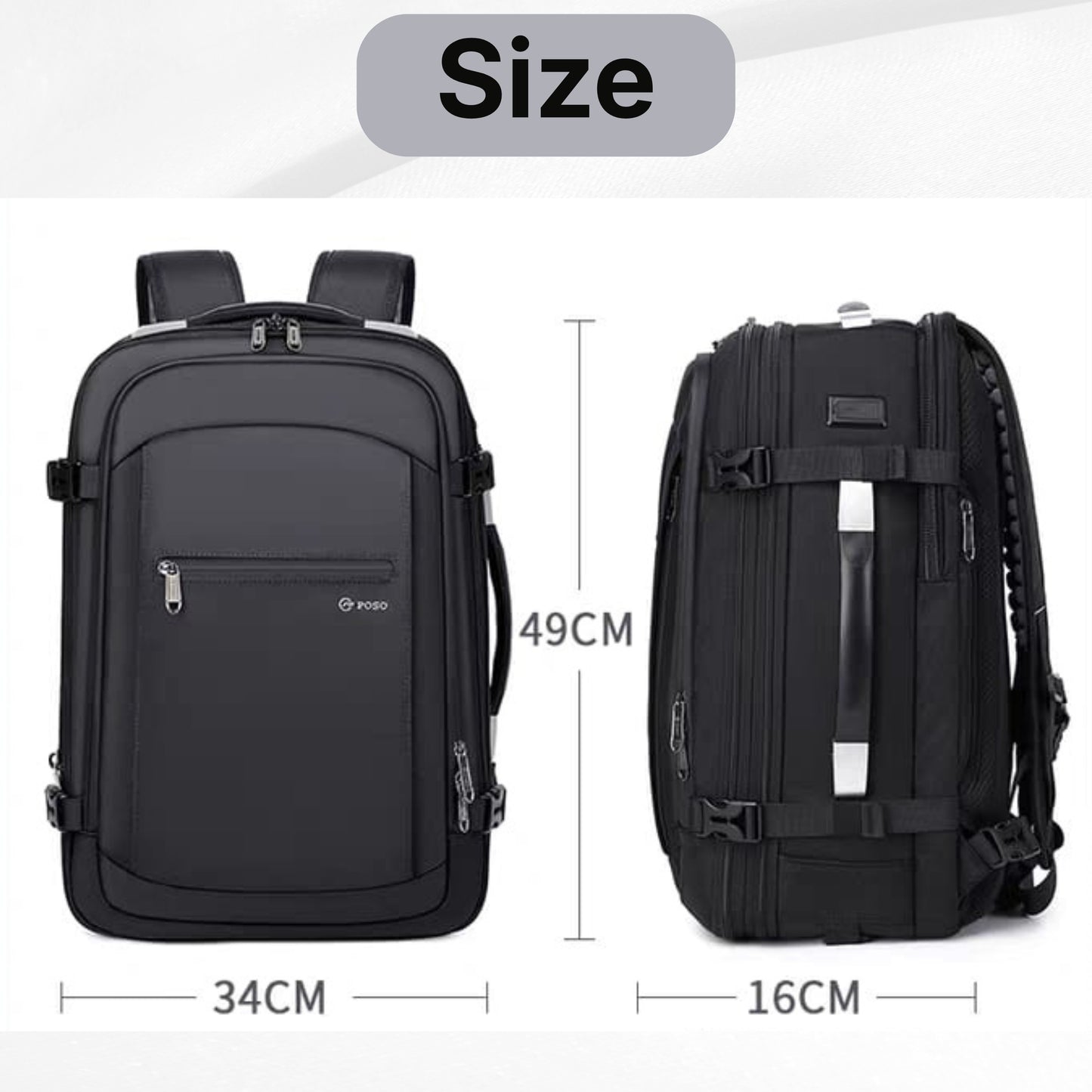 KARRIER Vacuum Compression Backpack with Built-in System