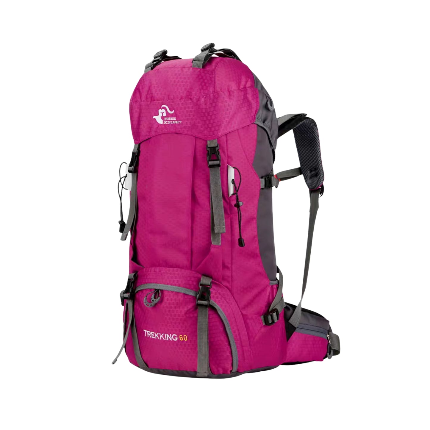 KARRIER Rugged 60L Trekking Bag - Padded Support & Water-Resistant Rucksack