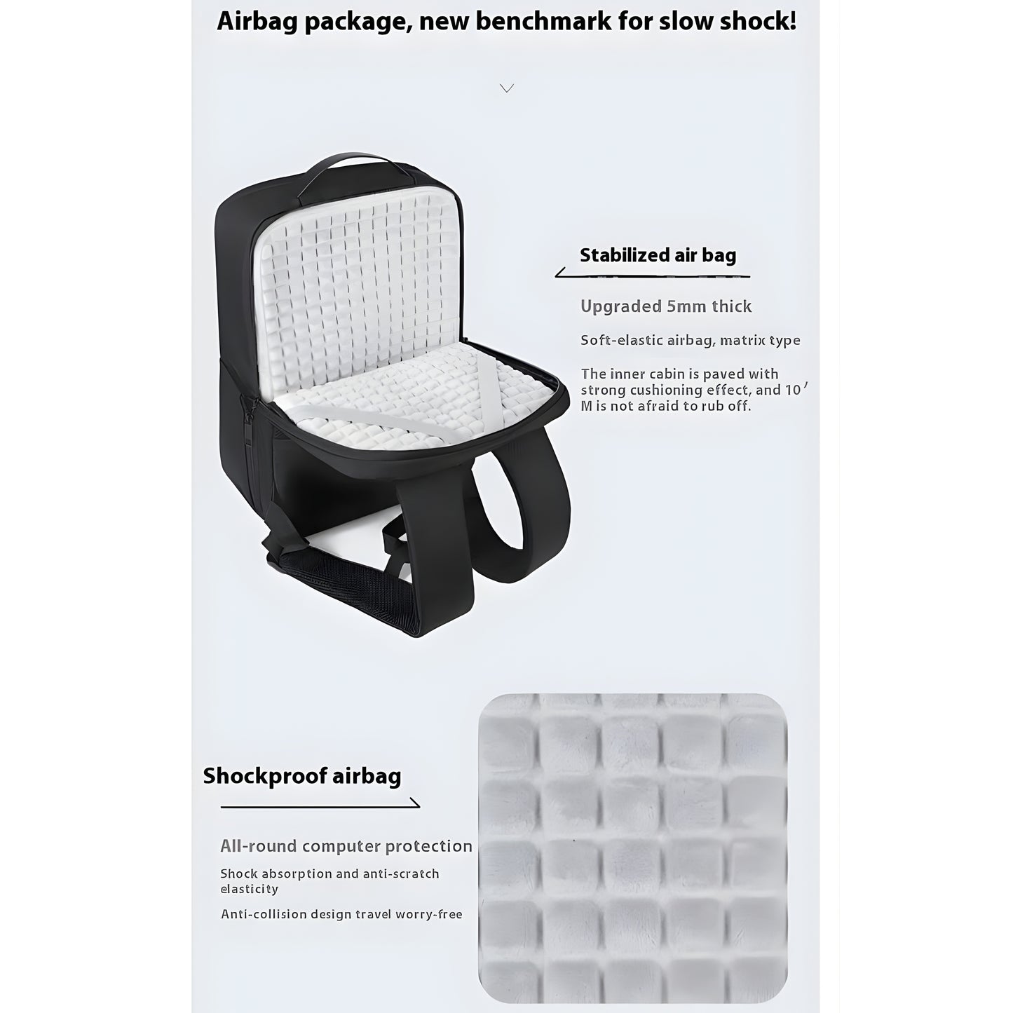 KARRIER Backpack with Padded Laptop Compartment, Expandable Bag Pack