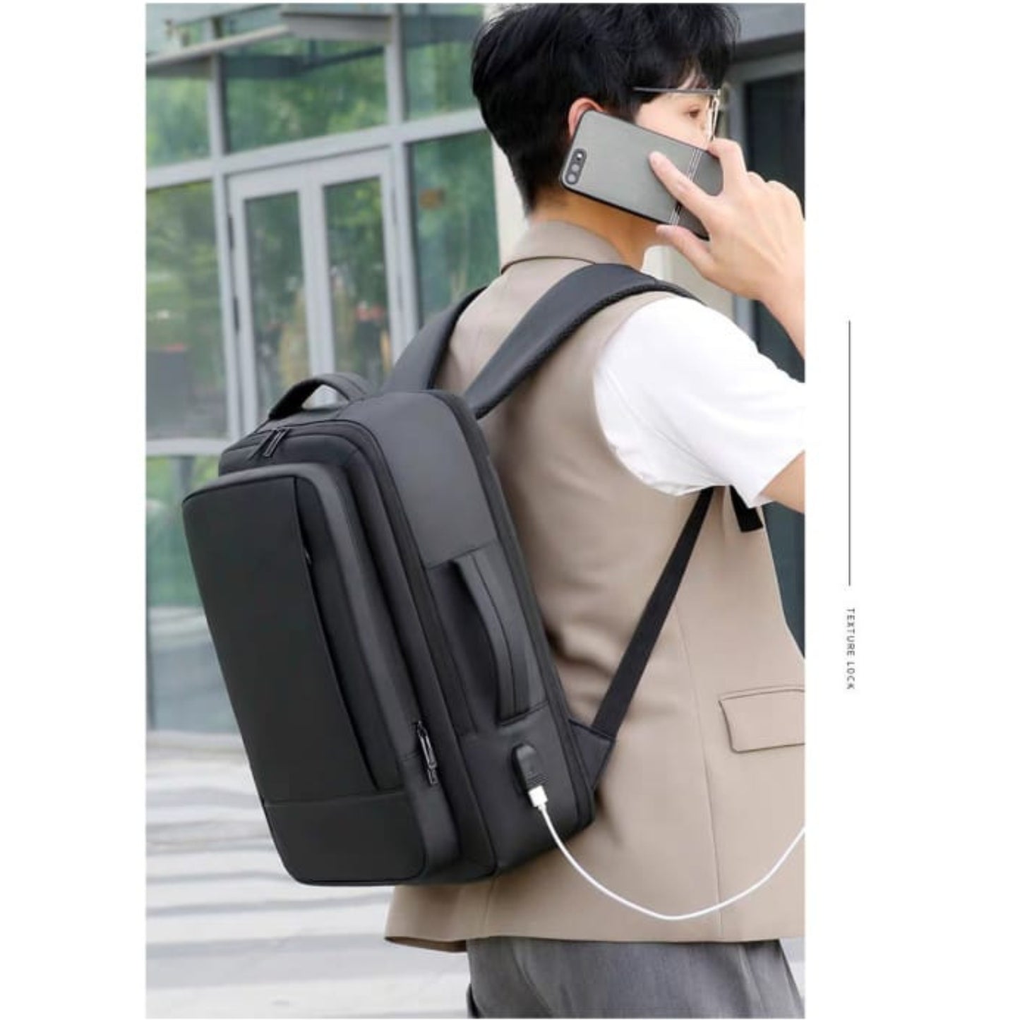 ARRIER Backpack with Padded Laptop Compartment, Expandable Bag Pack,