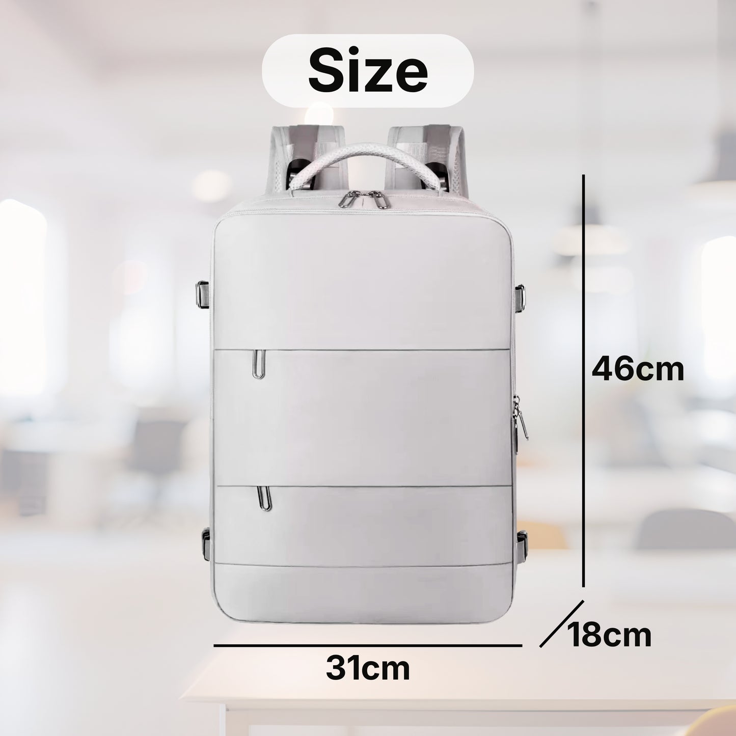 KARRIER Vacuum Compression Backpack with Built-in System