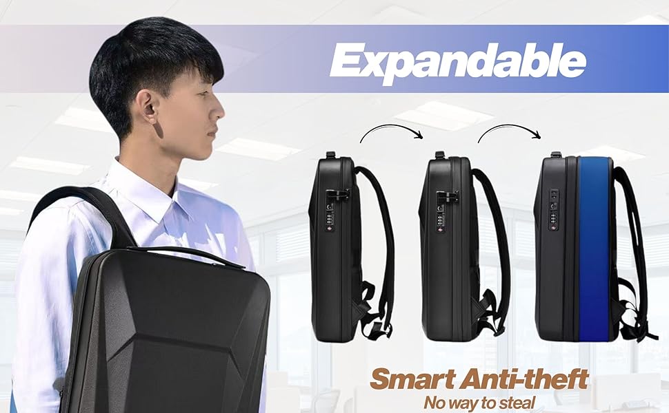 KARRIER Laptop bag Expandable