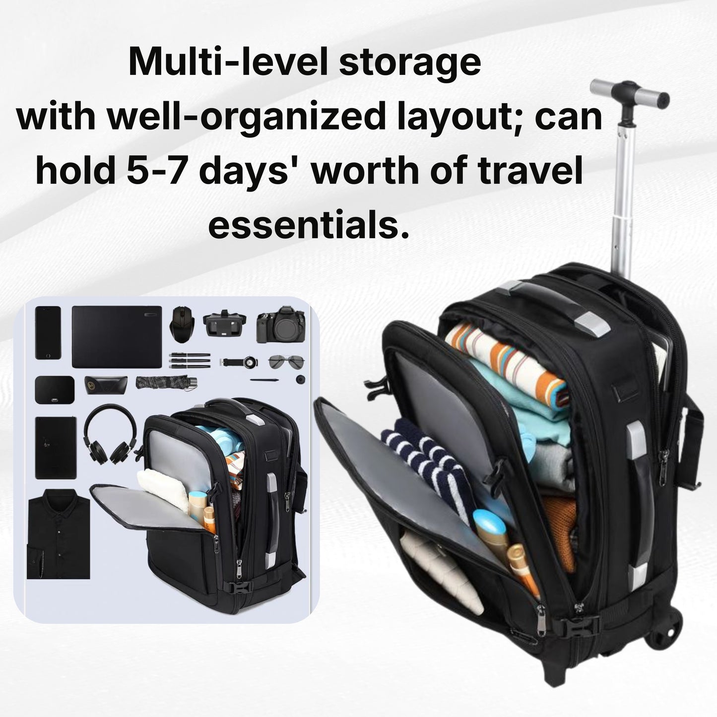 KARRIER Vacuum Compression Backpack with Built-in System