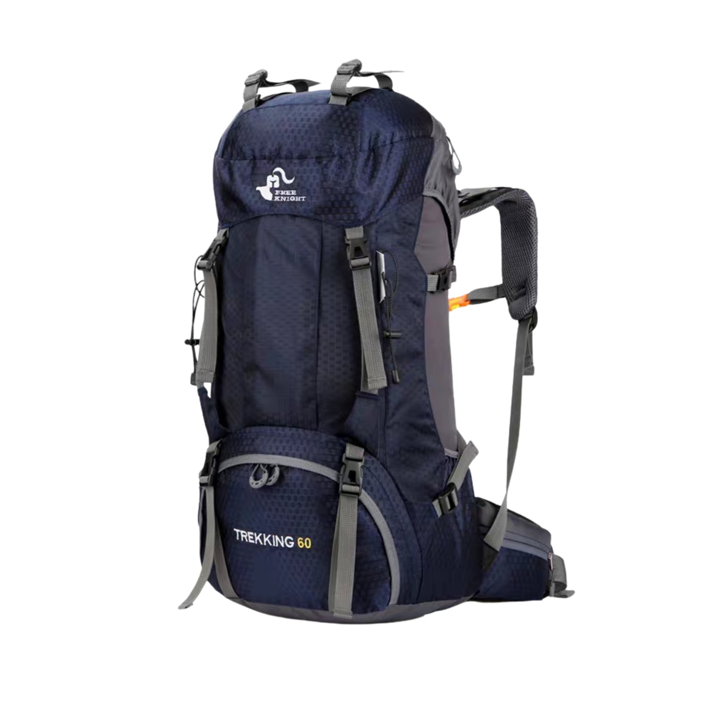 KARRIER Rugged 60L Trekking Bag - Padded Support & Water-Resistant Rucksack