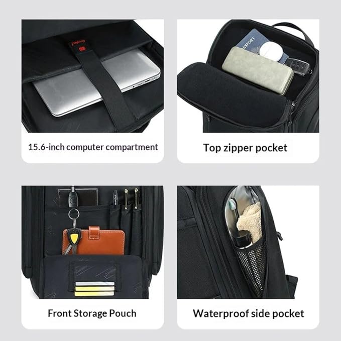 KARRIER Backpack with Padded Laptop Compartment/Expandable/Multifunctional/Stylish/Daily Commute/Multiple Compartments/Unisex Backpack for Office/College/Students