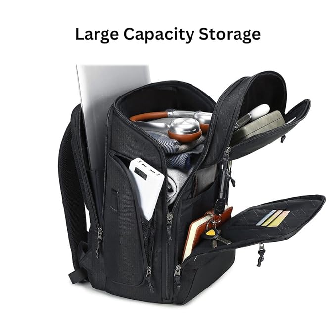 KARRIER Backpack with Padded Laptop Compartment/Expandable/Multifunctional/Stylish/Daily Commute/Multiple Compartments/Unisex Backpack for Office/College/Students