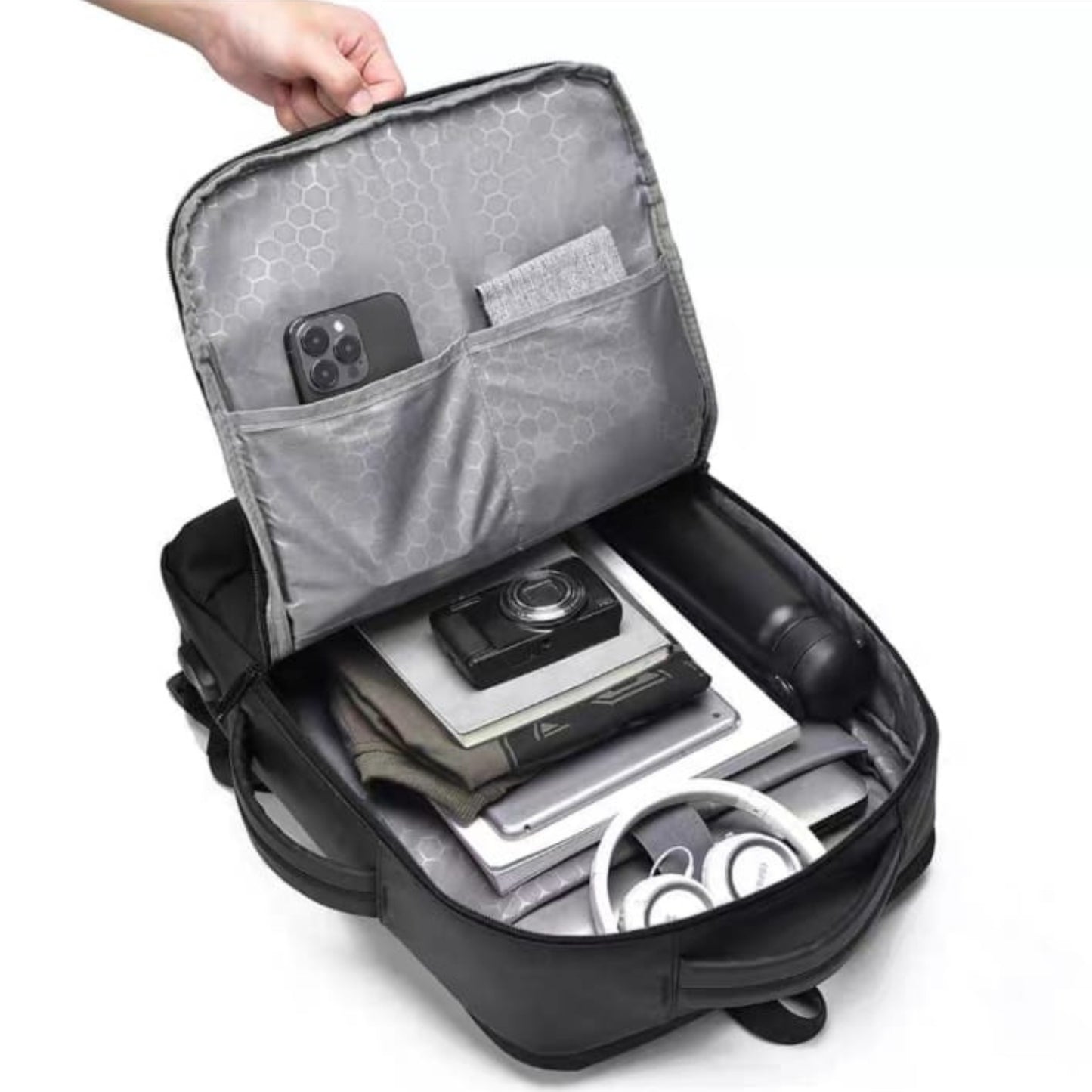 KARRIER Backpack with Padded Laptop Compartment, Expandable Bag Pack